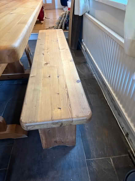 Photo of free Table, four chairs & bench (Canton CF5) #3