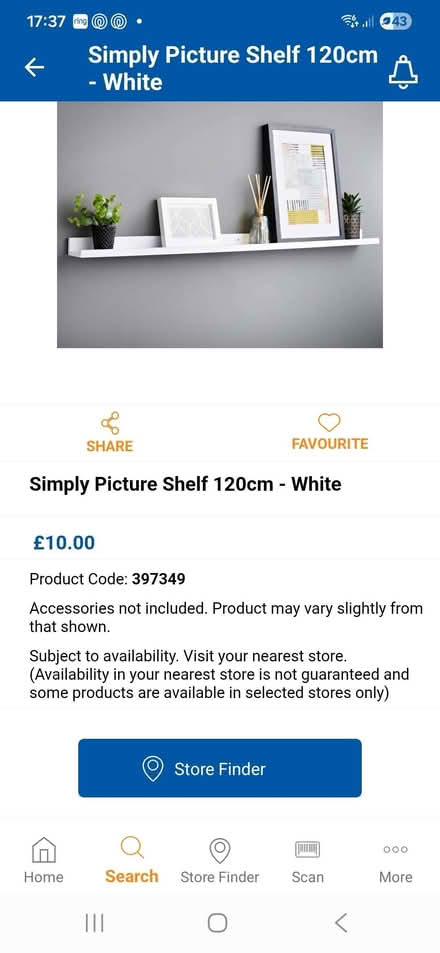 Photo of free 12 shelves narrow white used no screws (Elton BL8) #1