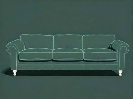 Photo of 3 seater lather sofa (Potternewton LS7) #1