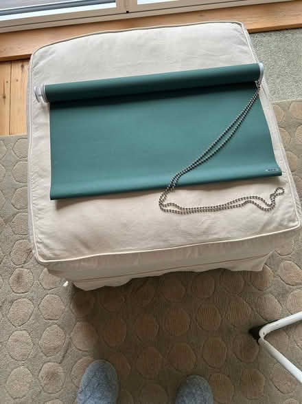 Photo of free Dark Green roller blind. No drill, easy fit. (Henfield BN5) #1