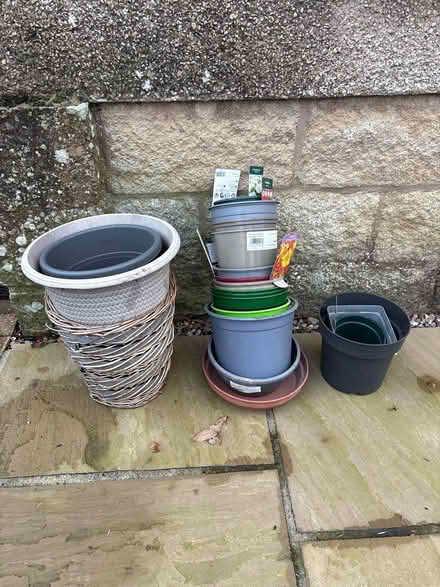 Photo of free Plastic plant pots (Carnforth LA6) #1
