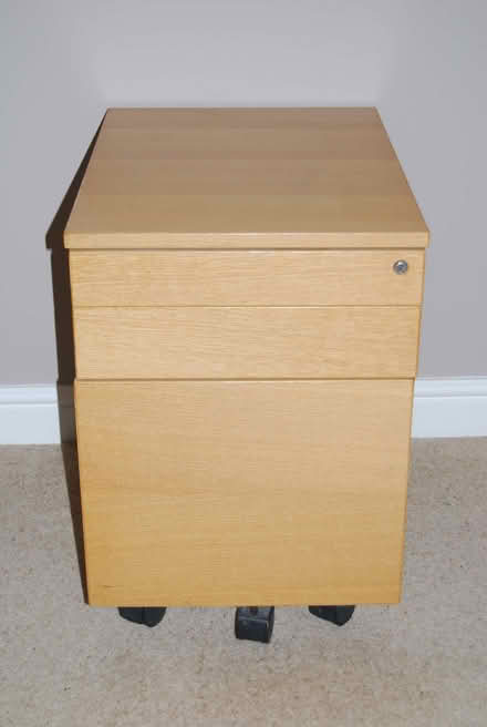 Photo of free Under desk pedestal with room for hanging files (The Moravian Settlement DE72) #1