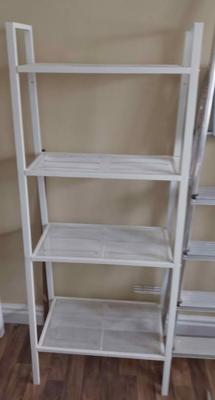Photo of free Free standing white shelves (Potters Bar EN6) #1