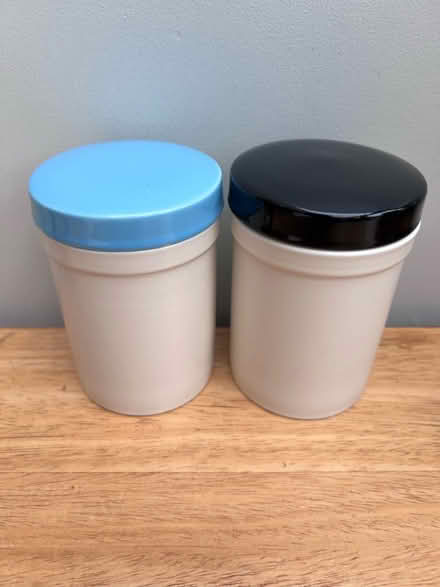 Photo of free Ceramic lidded Stilton pots x2 (Harrogate HG2) #1