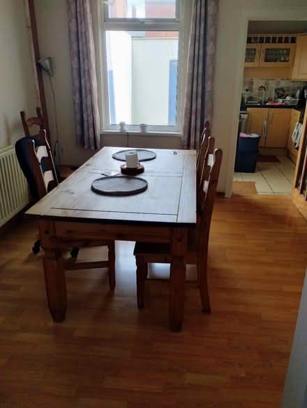 Photo of free Wooden Dining table only (Belfast BT6) #1