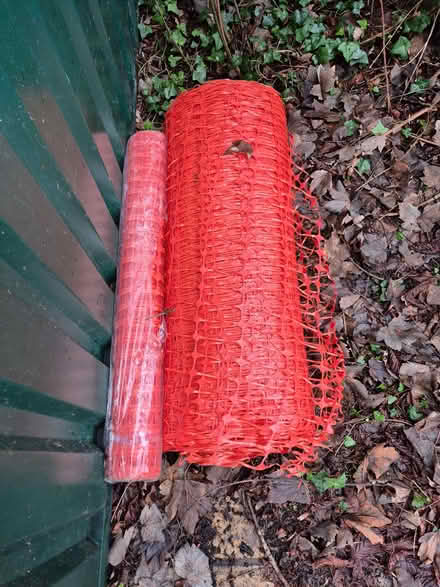 Photo of free Orange plastic barrier fencing (West Berkshire RG8) #1