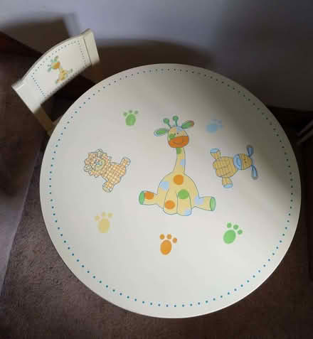 Photo of free Kids round table and chair (Berrow WR13) #2