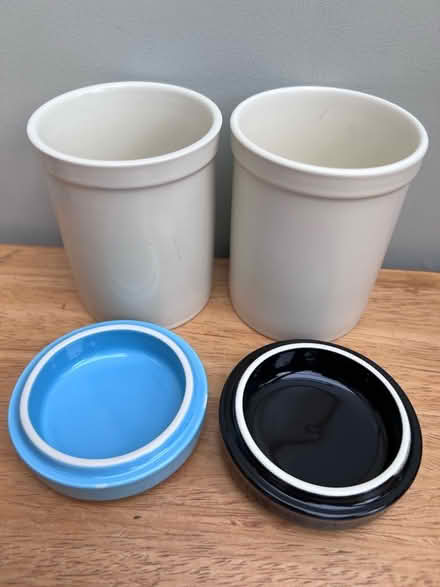 Photo of free Ceramic lidded Stilton pots x2 (Harrogate HG2) #2