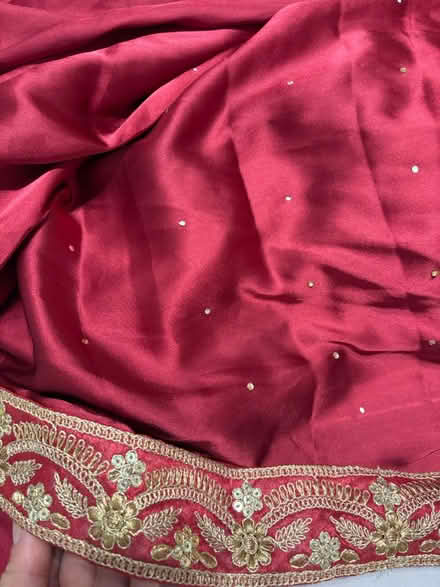 Photo of free Burgundy Saree (Gants Hill) #1