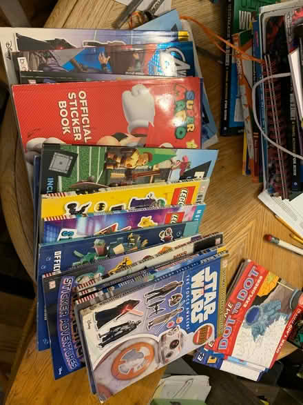 Photo of free Used sticker books (Woodridge, janes & 75th) #1