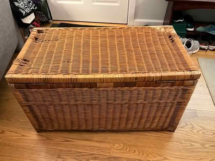 Photo of free Wicker storage box (Redwood City, Woodside Plaza) #2