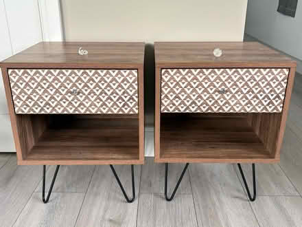 Photo of free Pair of bedside tables (W7) #4