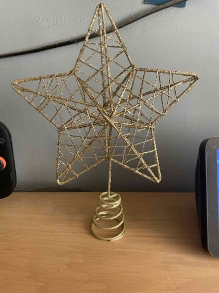Photo of free Golden Christmas tree star (Deal) #1