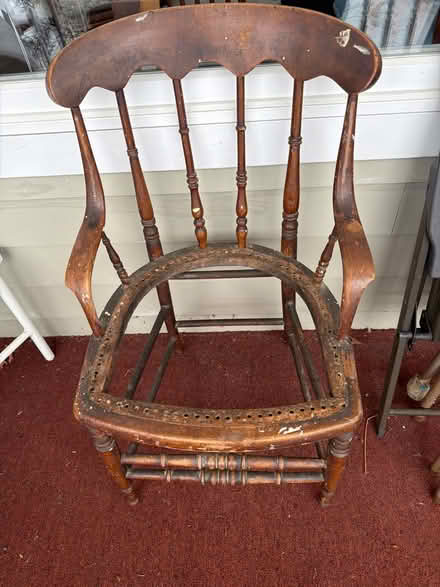 Photo of free Antique chair needs restoration (New Paltz and vicinity) #1