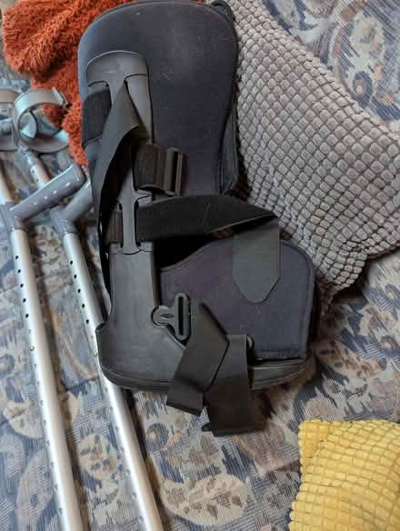 Photo of free Crutches and small spaceboot (Portslade by Sea BN41) #3
