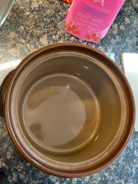 Photo of free Brown ceramic casserole pot (Woodley RG5) #3