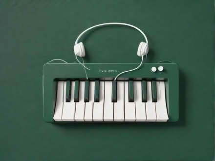 Photo of Piano keyboard with headphone jack (Steventon OX11) #1