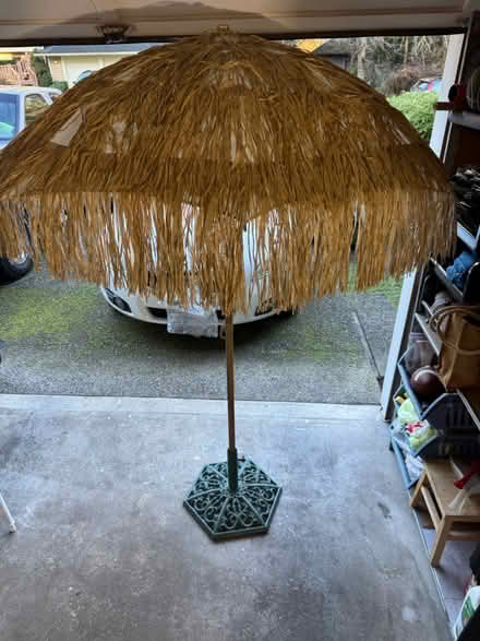 Photo of free Vintage grass umbrella for patio (Canyon Park - Bothell) #1