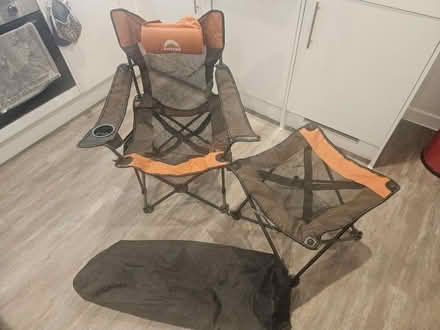 Photo of free Reclining camping chair and bag (Bn1 4fa) #3