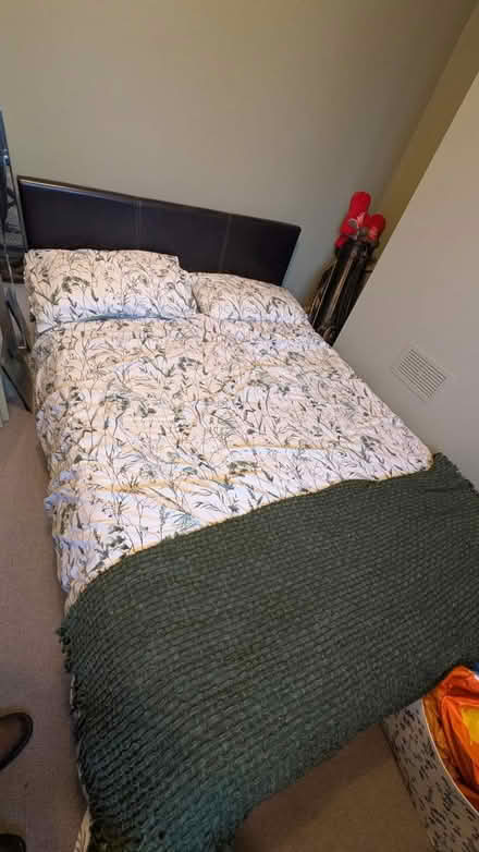 Photo of free Double bed frame and mattress (Glasgow G33) #1