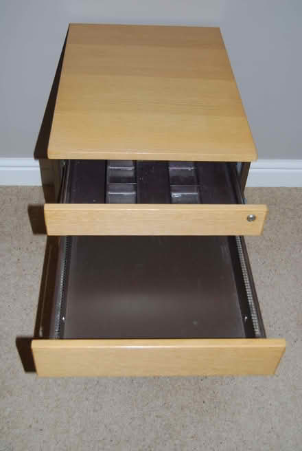 Photo of free Under desk pedestal with room for hanging files (The Moravian Settlement DE72) #3