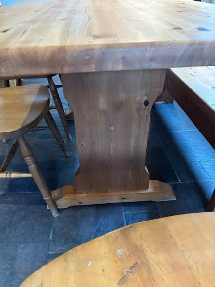 Photo of free Table, four chairs & bench (Canton CF5) #2