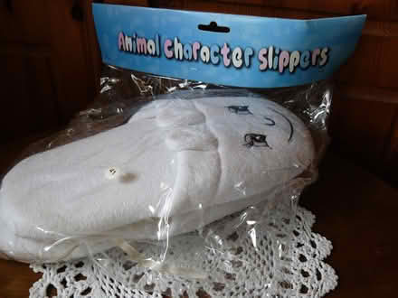 Photo of free New Rabbit Slippers Size 7 (Woodside WD25) #1