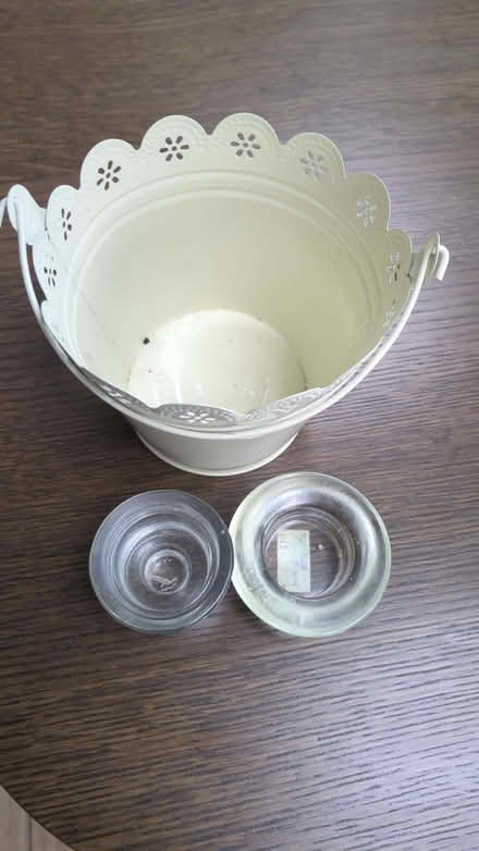 Photo of free Metal plant holder and candle holders (Fleetville AL1) #1