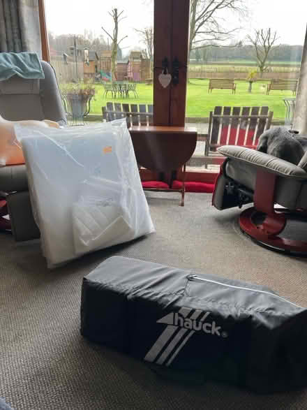 Photo of free Hauck travel cot and mattressA (LE67 Markfield) #2