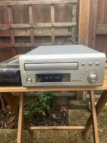 Photo of free Denon cassette player and 12 cassette tapes (Mitcham's Corner CB4) #1