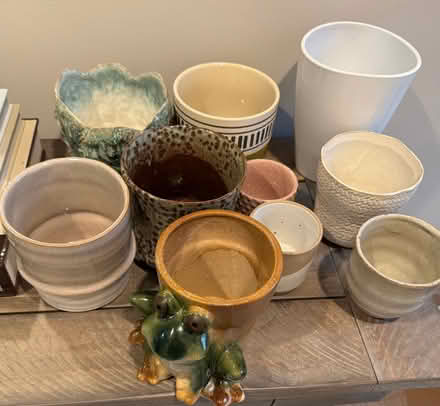 Photo of free Various plant pots (410 Salem St. Heron Pond) #3