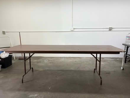 Photo of free Big folding table (Mt. View, near Costco) #1