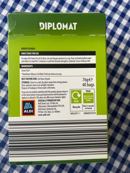 Photo of free Green Tea Bags (Lower Clapton E5) #3