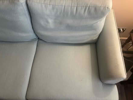 Photo of free Blue 2 seater Sofa (Wavendon Gate MK7) #3