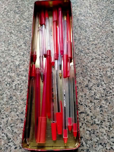 Photo of free used red biros (Erdington B24) #1