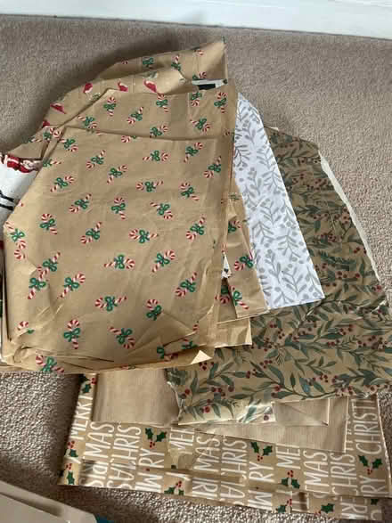 Photo of free Selection of Christmas wrapping paper (Pin Green Industrial Area SG1) #1
