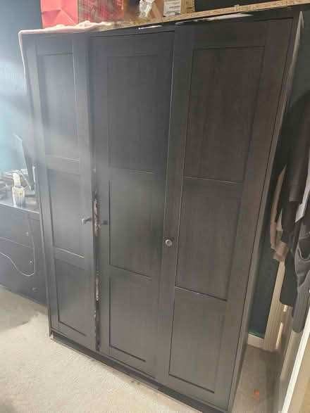 Photo of free 3 door IKEA wardrobe (Shiregreen S5 0AN) #1