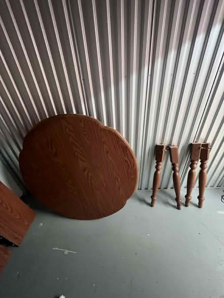 Photo of free Wood dinning room table (Riverside) #2