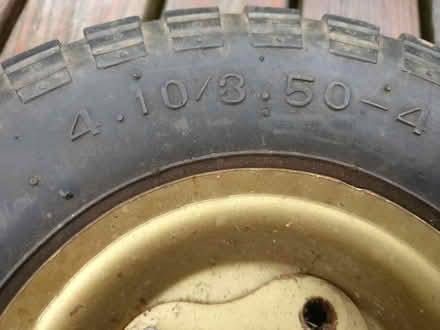 Photo of free Wheels for a sack barrow (Bray SL6) #2