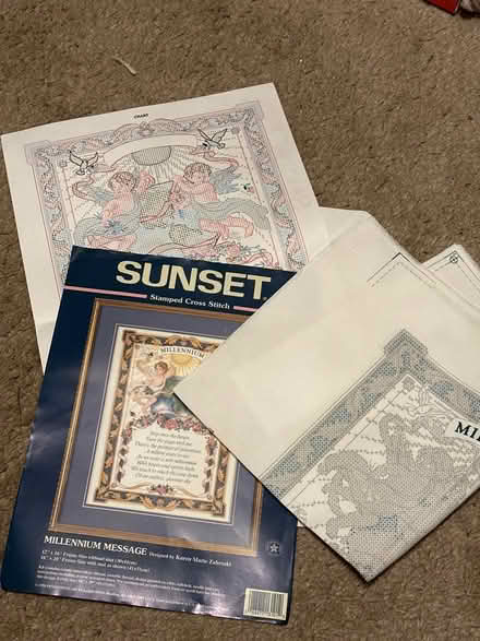 Photo of free Cross stitch chart and fabric (Sanderstead) #1