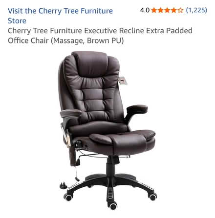 Photo of free Office chair vibrating/massage (CH43) #2