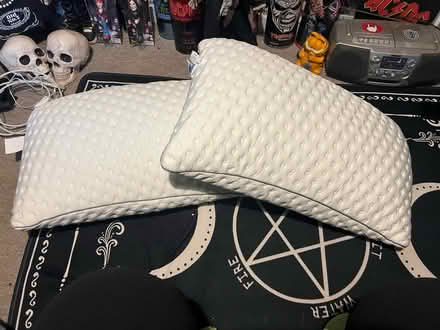 Photo of free 2 extra firm pillows (Skerton LA1) #1