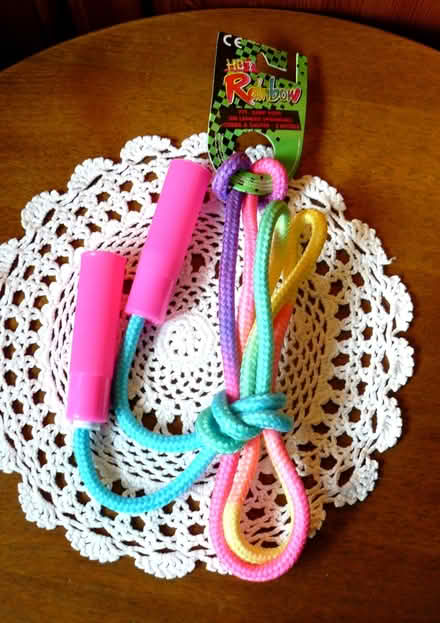 Photo of free New Multi-Coloured Skipping Rope (Woodside WD25) #1