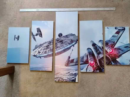 Photo of free Star Wars wall art set 5pcs (Newfoundpool LE3) #1