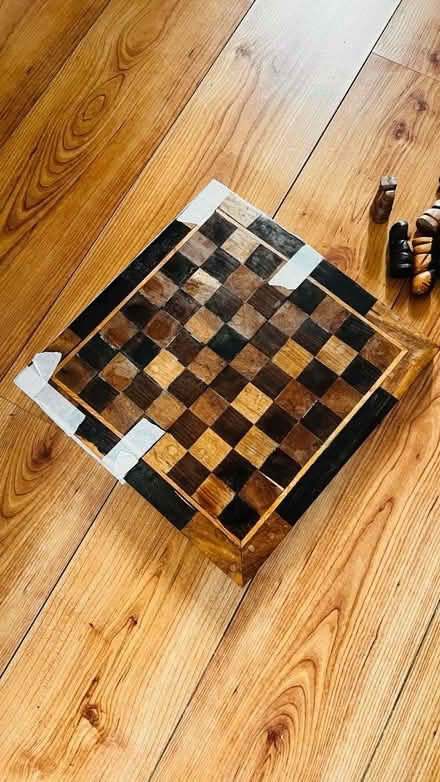 Photo of free Artisanal Wooden Chessboard (Parsons Green SW6) #1
