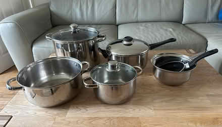 Photo of free A set of cooking pots (North Dublin - Aulden Grange) #1