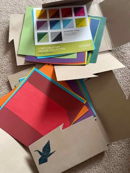 Photo of free Origami paper (Pin Green Industrial Area SG1) #1