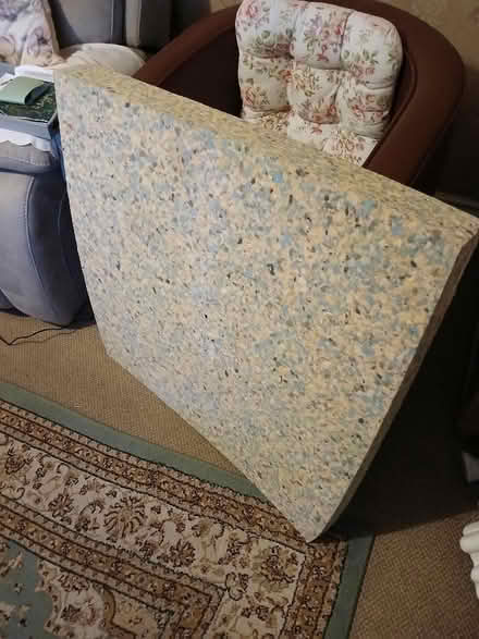 Photo of free 6lb recon chip foam extra firm heavy duty (Moss Side PR26) #1
