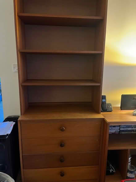 Photo of free Desktop bookcase & chest of drawers (Thorndon IP23) #1