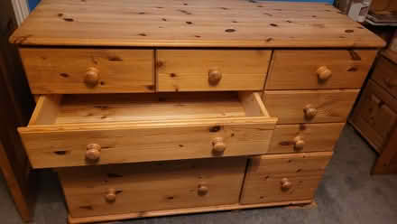 Photo of free matching tall and wide pine chests of drawers (Walton-on-Thames KT12) #1